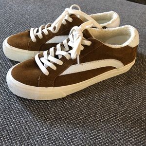 Madewell Sidewalk Suede Faux Fur Lined Sneaker